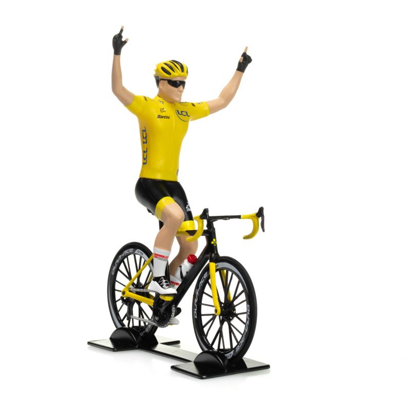 Figurine Starlux Cycliste, Cyclisme, Vélo, Tour De France, Maillot Jaune